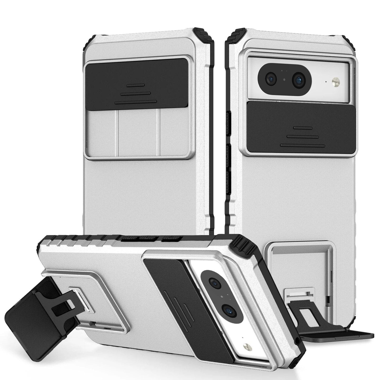 Shockproof Case with Stand Bracket For Google Pixel 8 Series