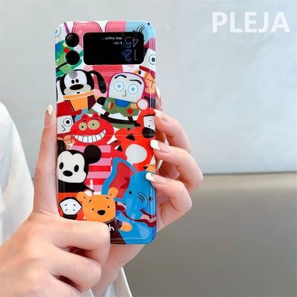 Cute Cartoon Animal Phone Case For Samsung Galaxy Z Flip 4