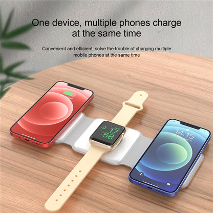 3 in 1 Magnetic Wireless Charger Pad